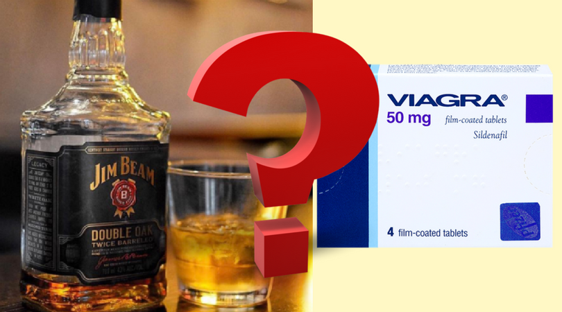 Alcohol with Viagra